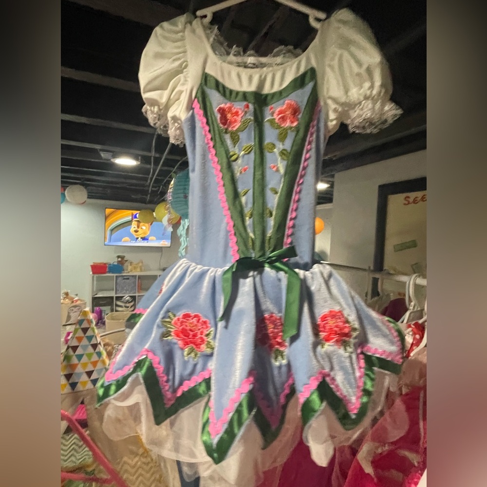 Blue ballet costume - also used as Belle dress.
